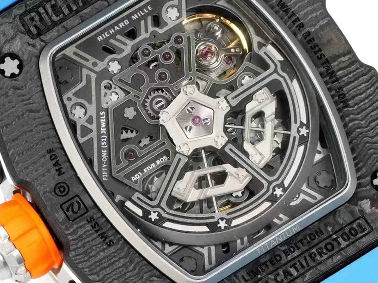 Replika Richard Mille RM 65-01 RMAC4 Automatyczny Chronograf
