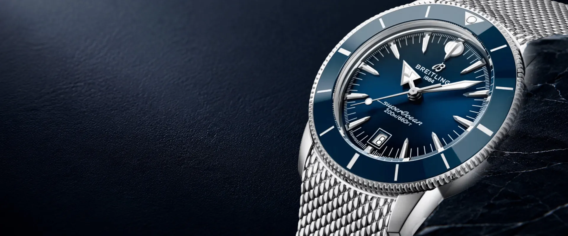 Πολυτελής Αντίγραφο Breitling SuperOcean Heritage Μπλε Κάσαslider_item_1
