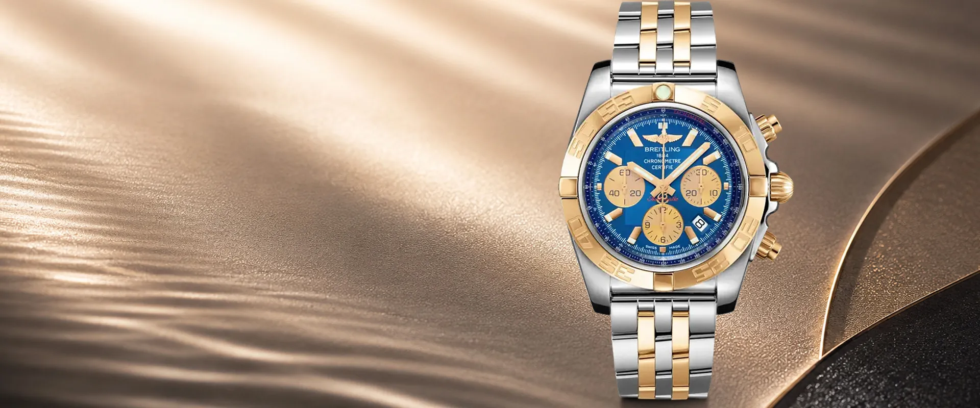 Ρολόι Αντίγραφο Breitling Chronomat Πολυτελείας Μπλε Καντράνslider_item_czpdCj