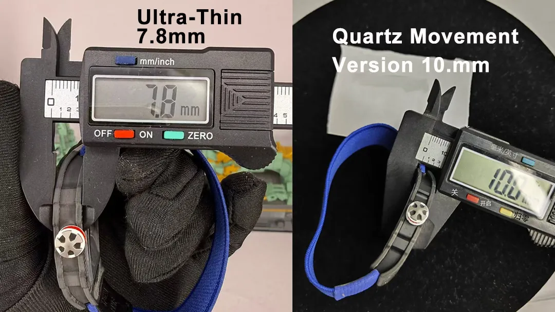 Richard Mille replica watch thickness and price comparison: Ultra-Thin 7.8mm Automatic vs more affordable Quartz Movement 10.0mm version