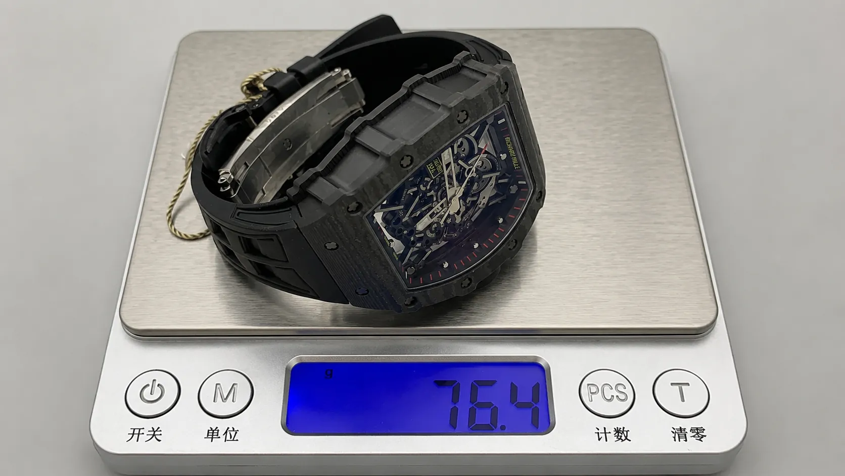 Richard Mille Replica RM 35-02 Carbon Fiber Skeleton Dial Luxury Sports Watch 76.4g Lightweight Design