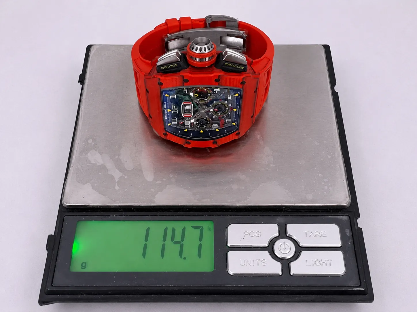 Super Clone RM11-03 weighs
