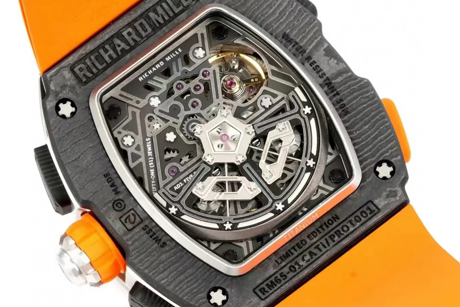 Richard Mille RM 65-01 McLaren W1 Super Clone RMAC4 Automatischer Chronograph