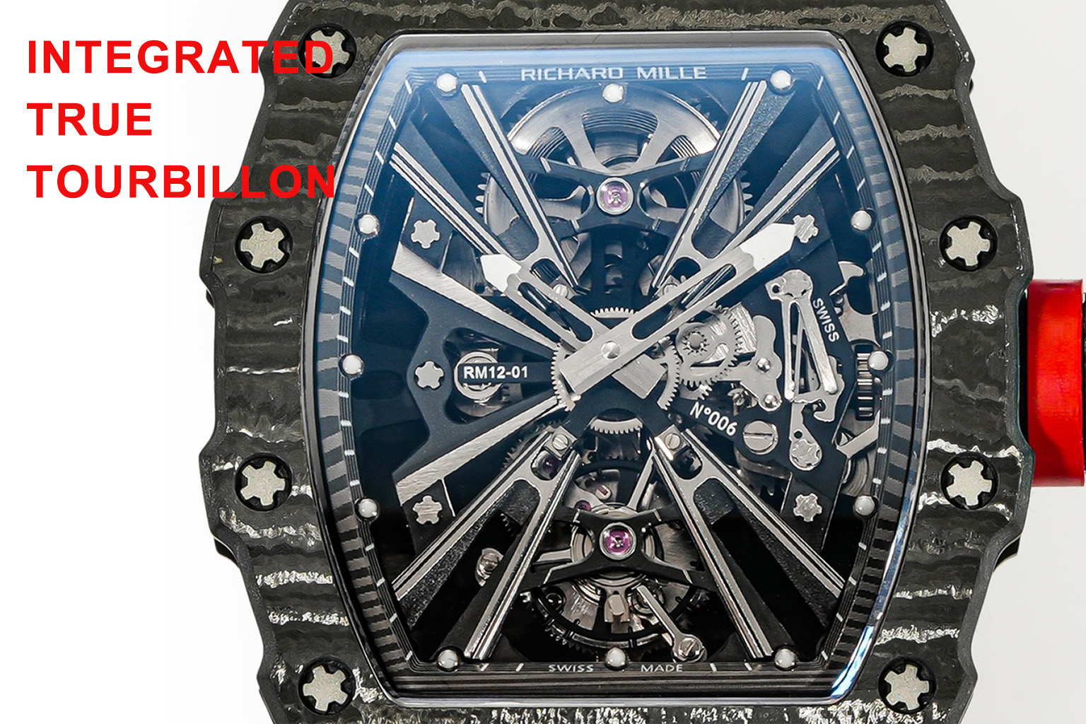 Механизм Richard Mille RM 12-01 Tourbillon