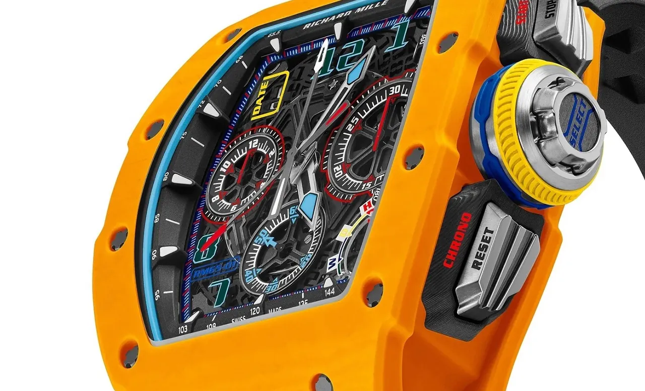 Die Handwerkskunst und Details dieser Replica Richard Mille RM 65-01 sind makellos.