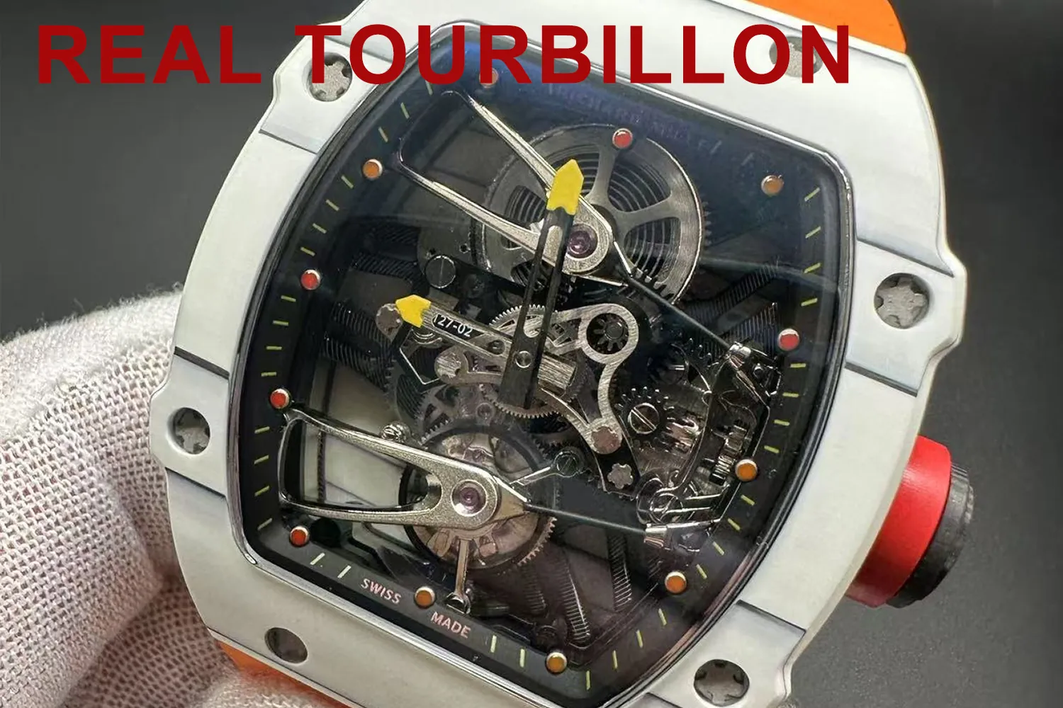 RM27-02 Super Clone manual winding tourbillon movement