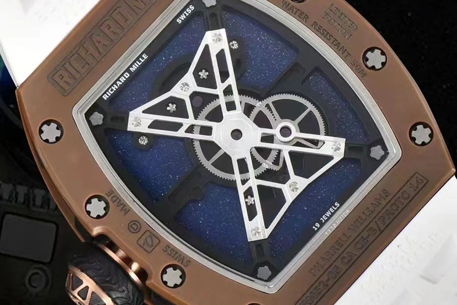 Richard Mille RM 52-05 Pharrell Williams Replica tourbillon manual-winding movement