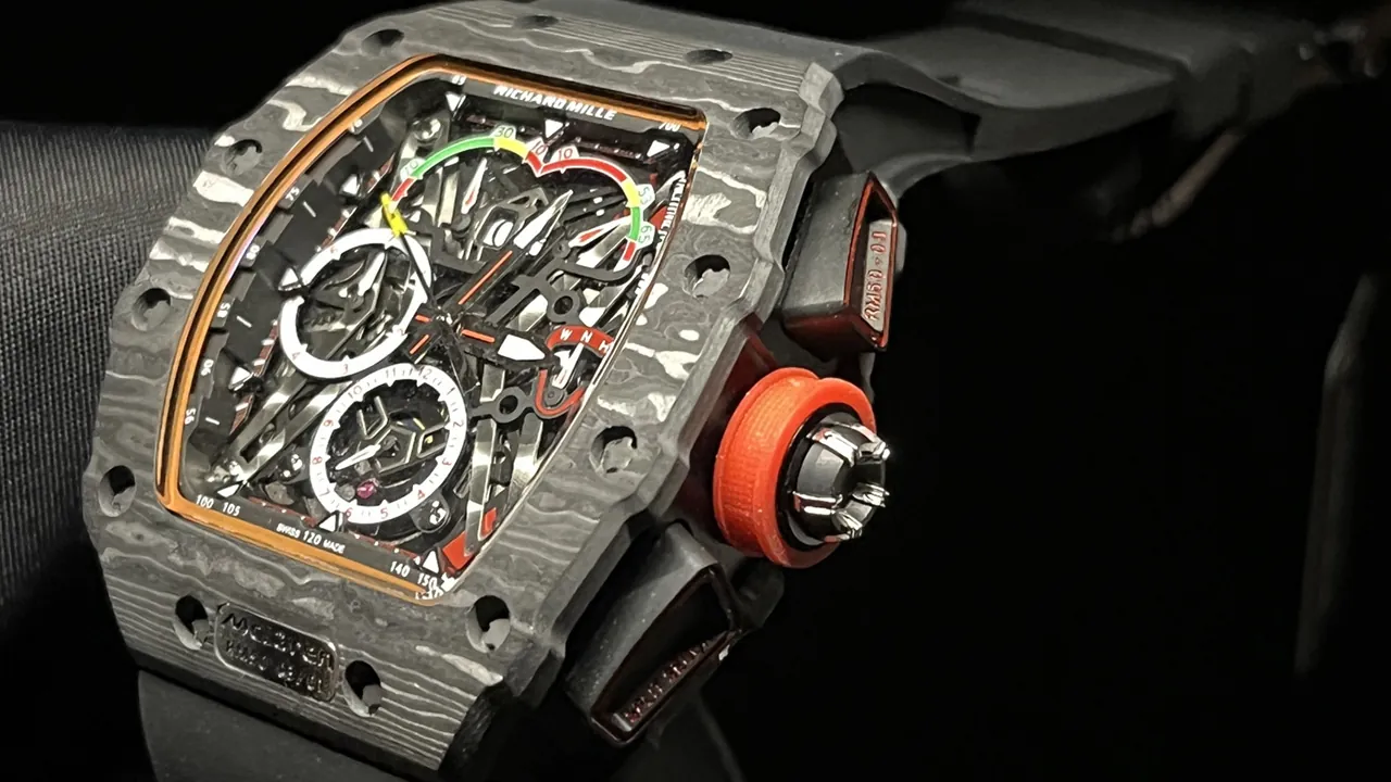 Richard Mille RM 65-01 Super Clone with detailed skeleton dial