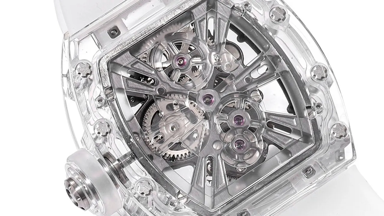Richard Mille RM 27-03 Super Clone with full transparent sapphire crystal case and highly detailed skeleton movement