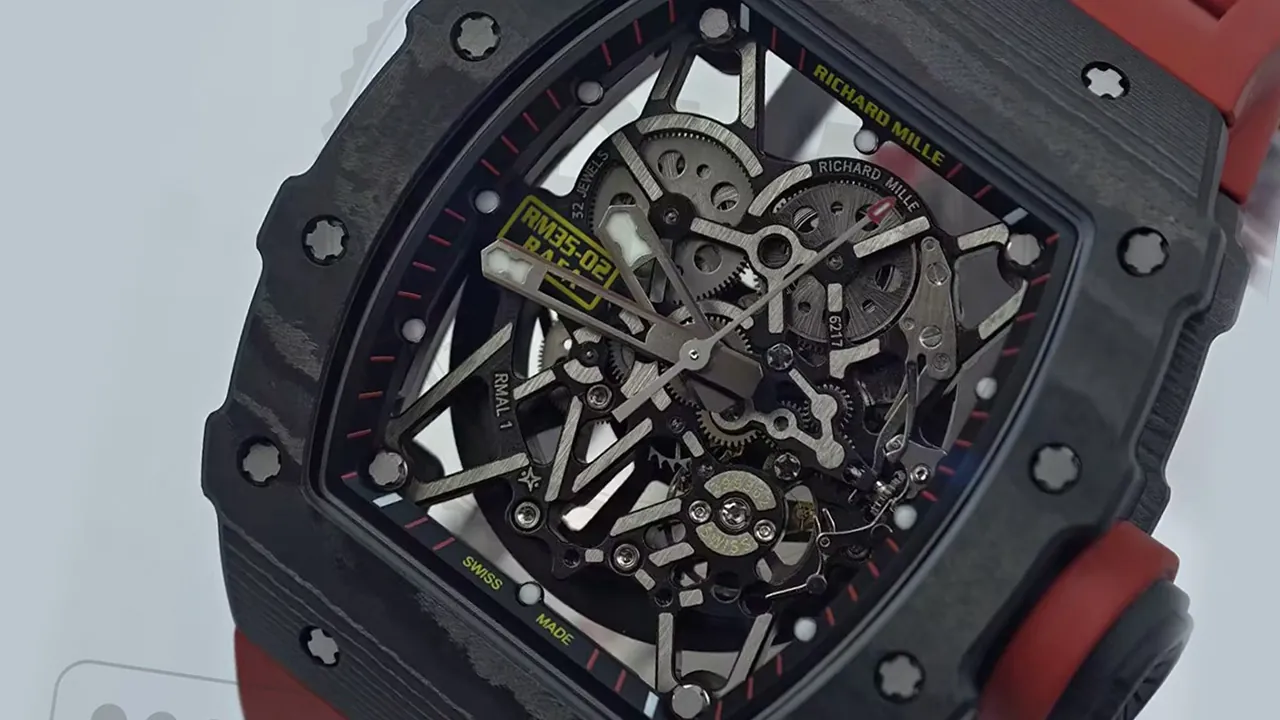 Richard Mille RM 35-02 Rafael Nadal Black NTPT Carbon Super Clone