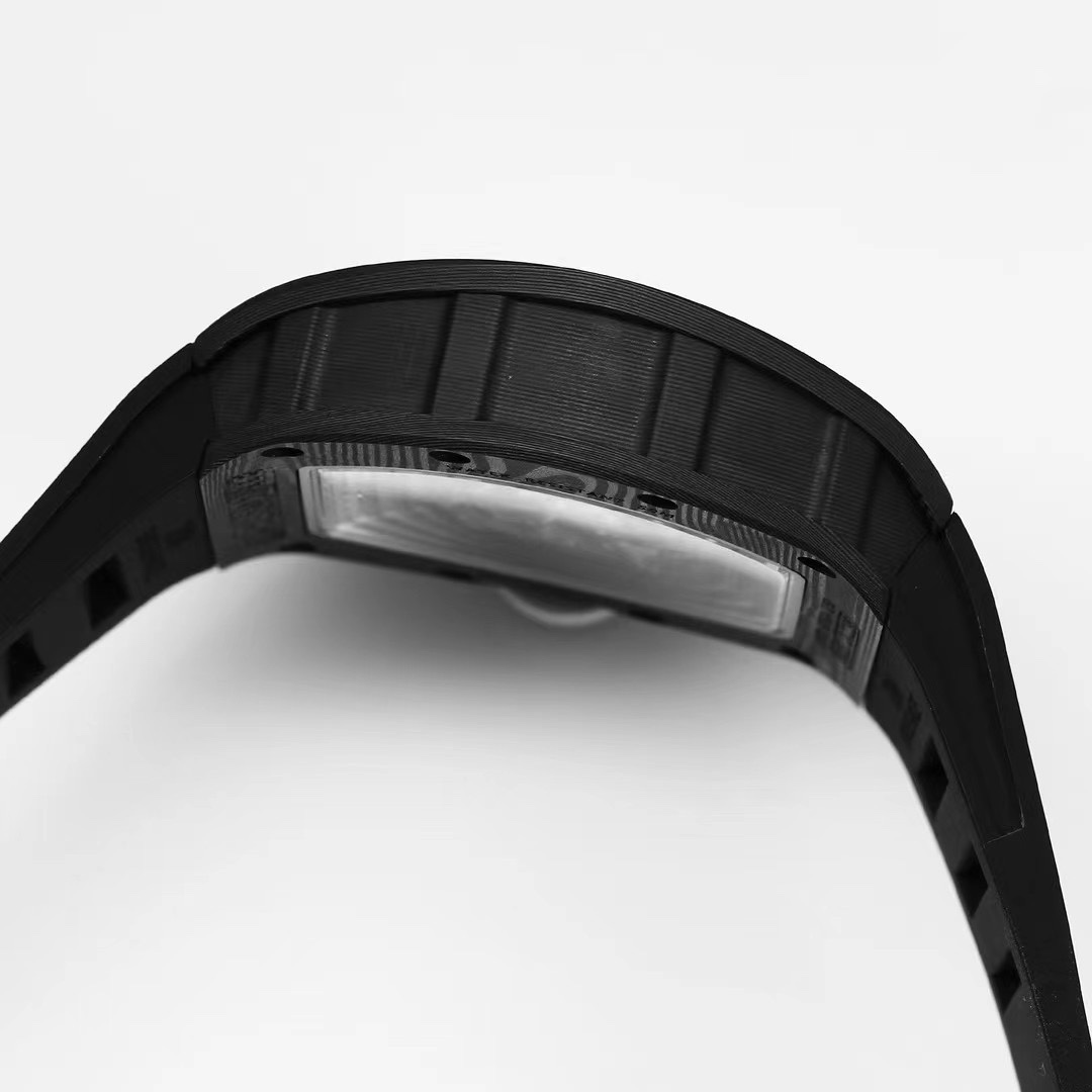 Richard Mille RM055 Black NTPT Carbon Case Profile Side View