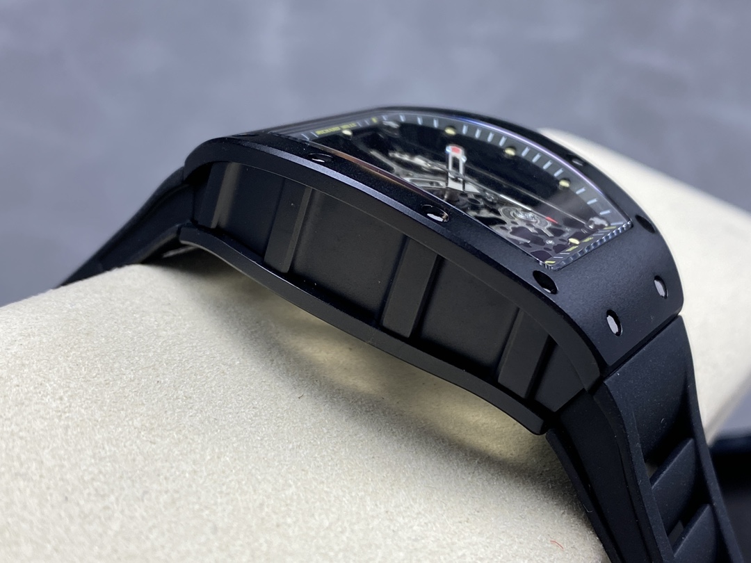 Richard Mille RM035 Rafael Nadal Americas Limited Edition Black Rubber Strap Side Profile