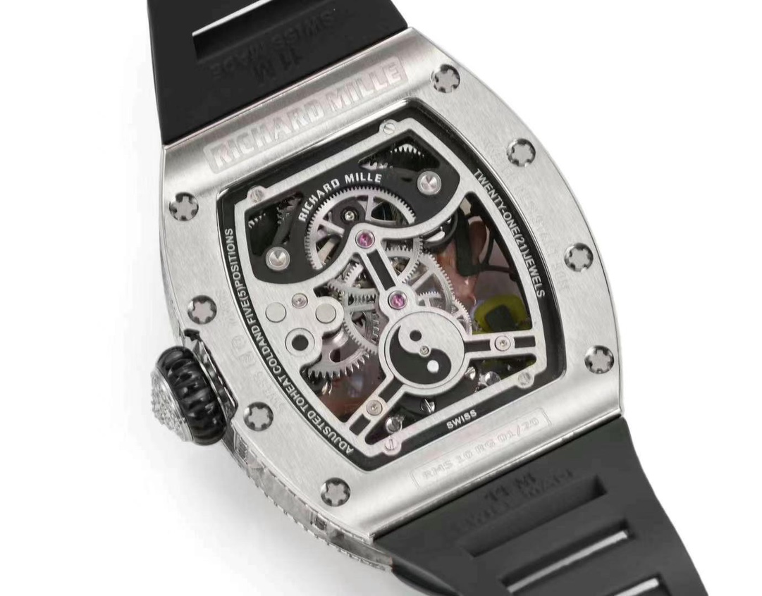 Richard Mille RM S10 Koi Tourbillon Skeleton Movement Caseback Detail