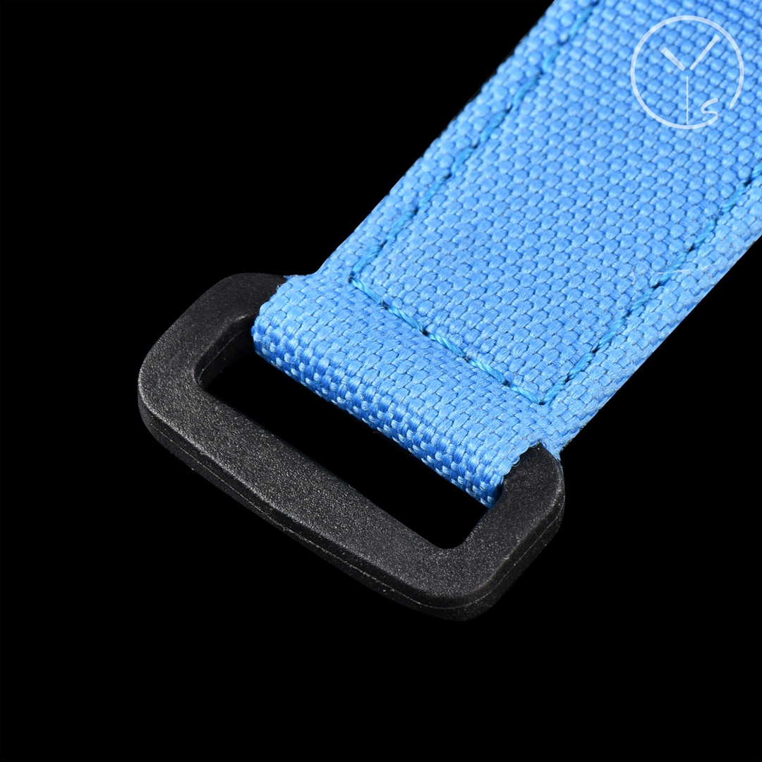 Richard Mille RM53-01 Tourbillon Carbon Fiber Case Blue Nylon Strap Buckle Detail