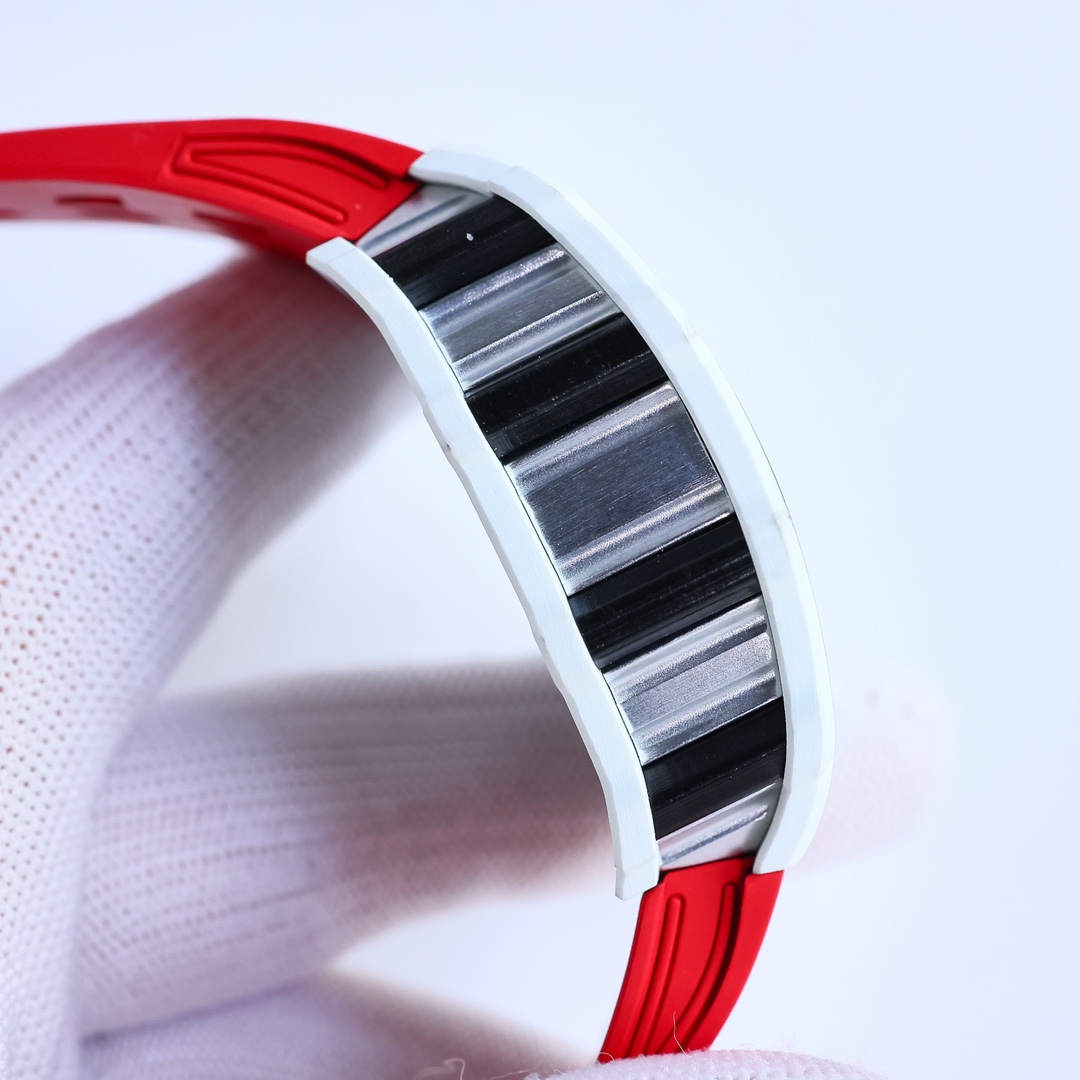 Richard Mille RM21-02 Tourbillon Aerodyne White Case Side Profile Detail
