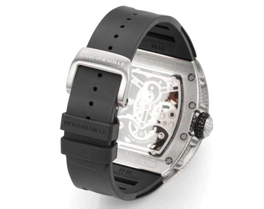 Richard Mille RM S10 Koi Tourbillon Black Rubber Strap Buckle Detail