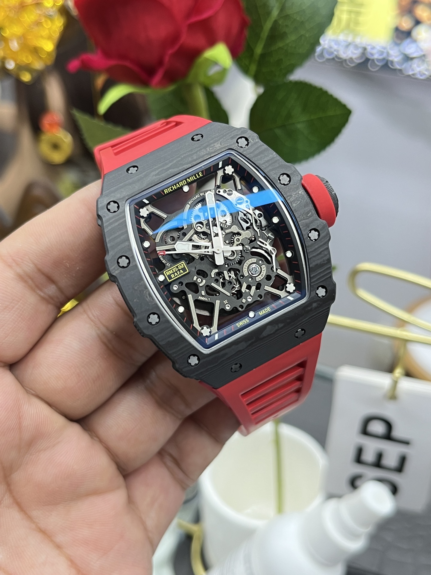 Richard Mille RM35-02 Carbon Fiber Swiss Replica Automatic