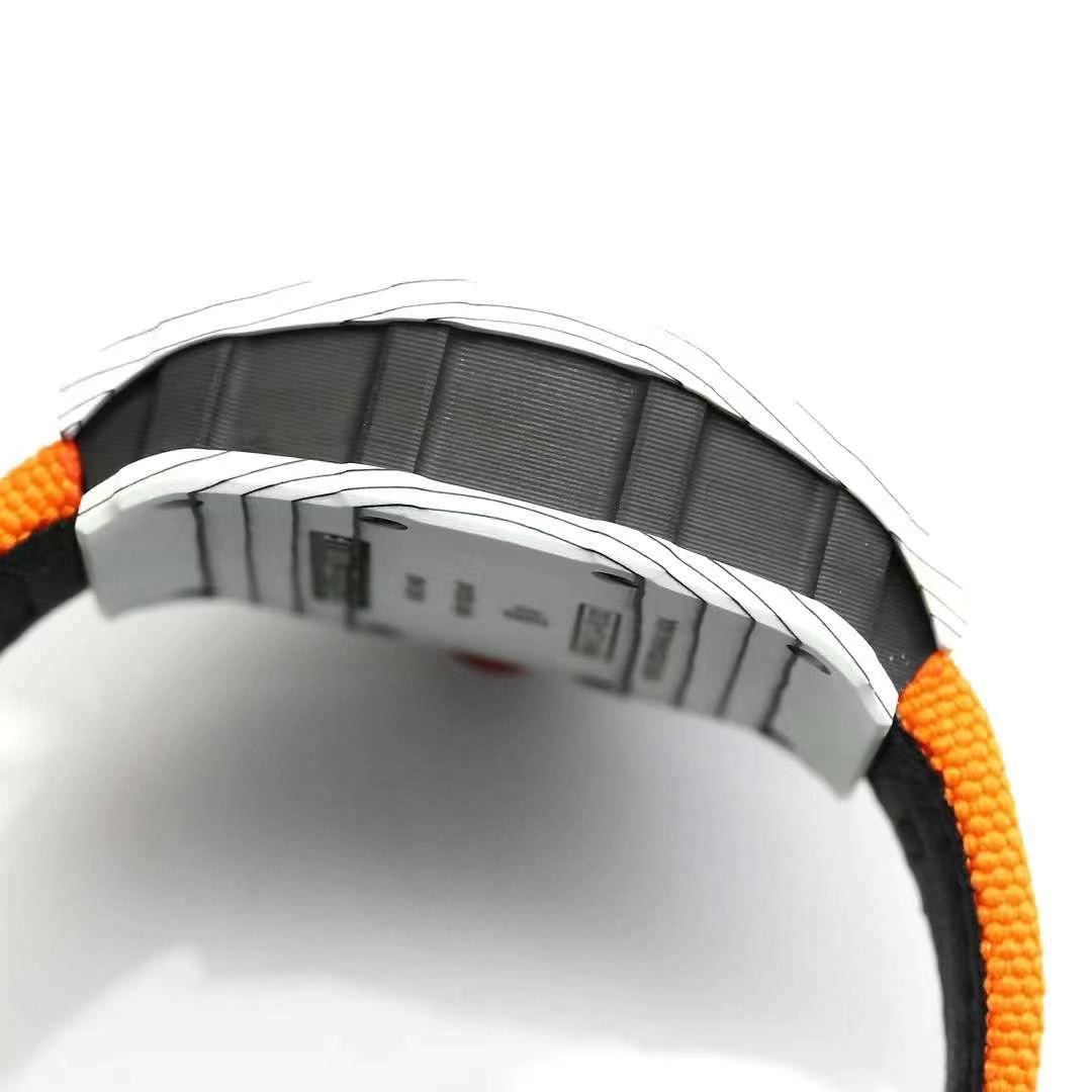 Richard Mille RM35-01 Rafael Nadal White NTPT Carbon Case Side Profile Detail
