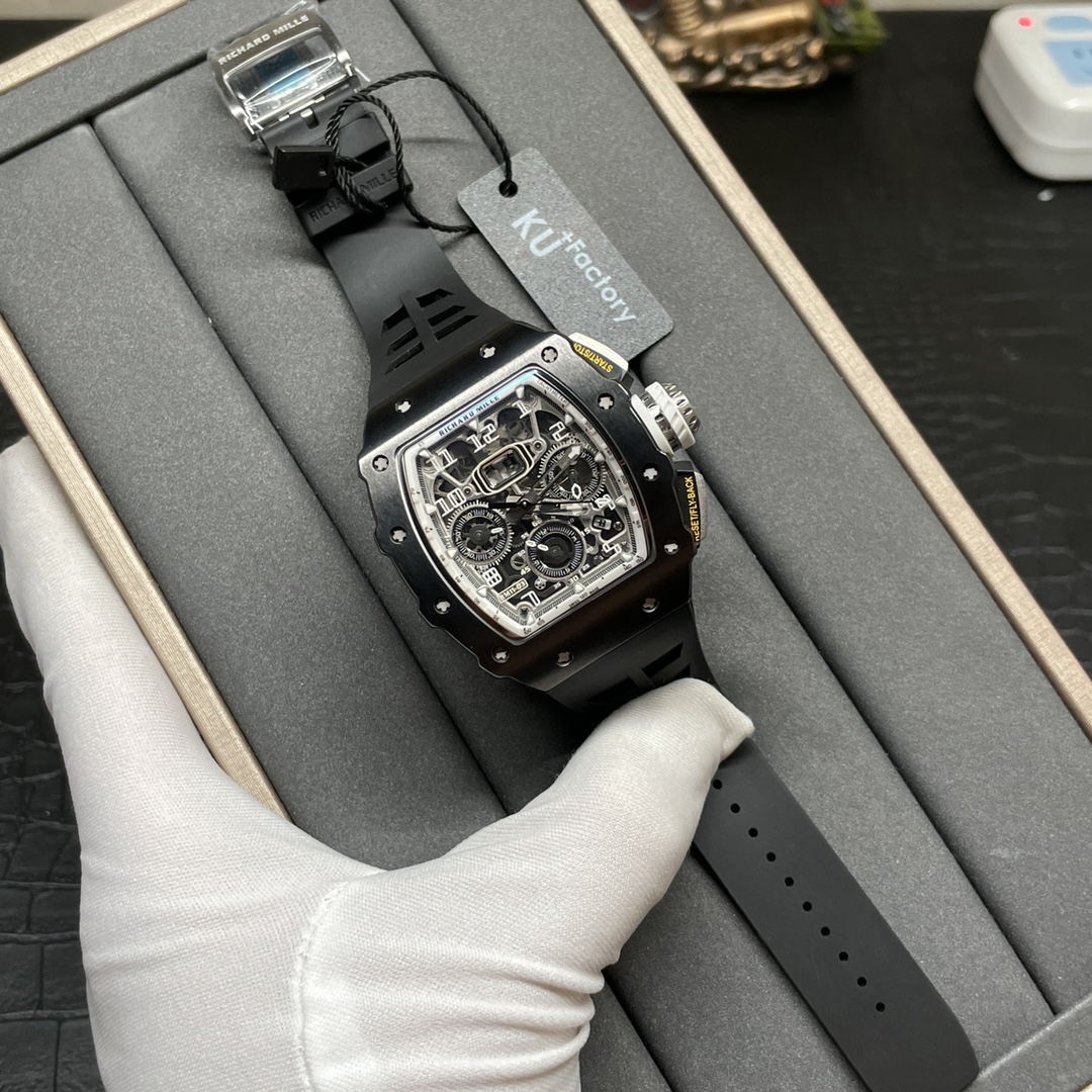 Richard Mille RM 11-03 Replica Black Ceramic Case with Black
