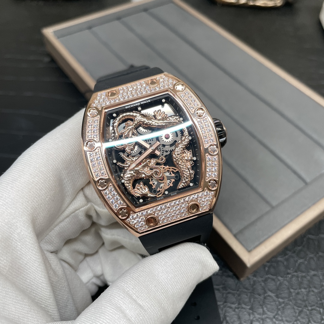 Swiss Richard Mille RM 51-01 Replica Tiger And Dragon Michelle