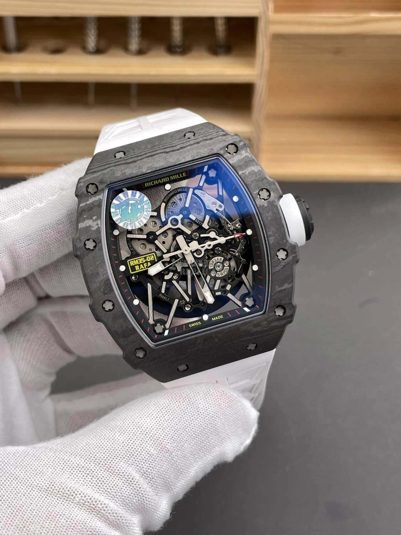 ZF Factory Richard Mille RM 35-02 Rafael Nadal Carbon Fiber Red