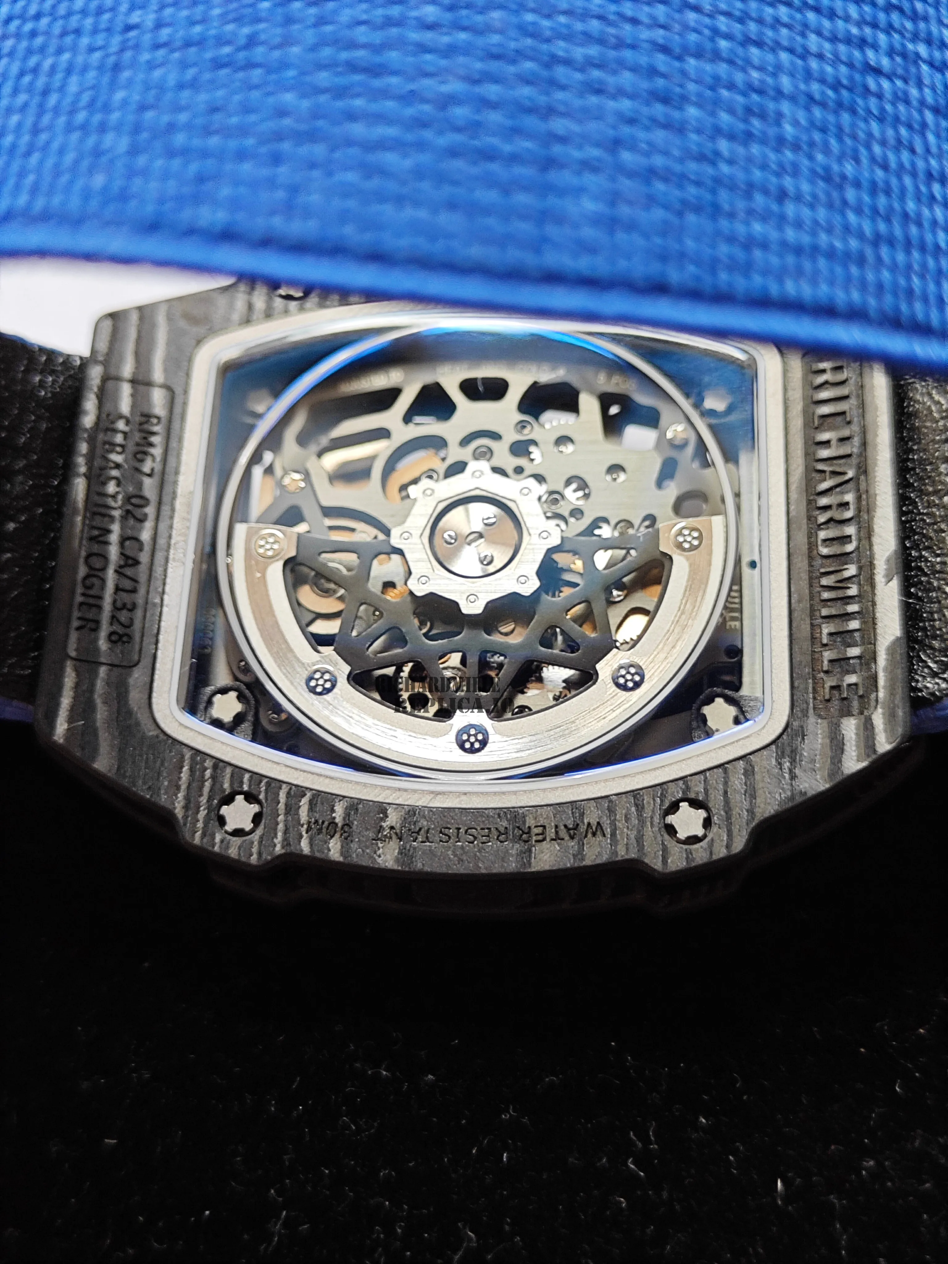 Richard Mille RM 67-02 Alexis Pinturault Replica - Quartz Movement - Back Detail 2