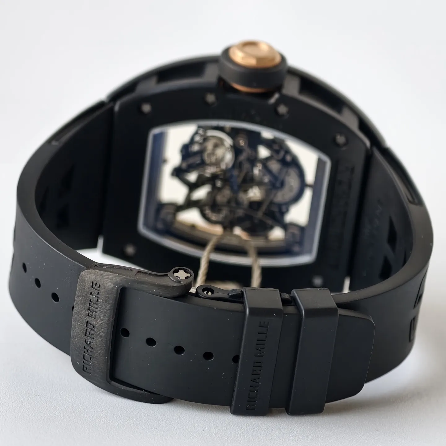 UMI Richard Mille RM 055 Bubba Watson Ceramics 1:1 Skeleton Dial RMUL2 Movement Replica Watch - Strap