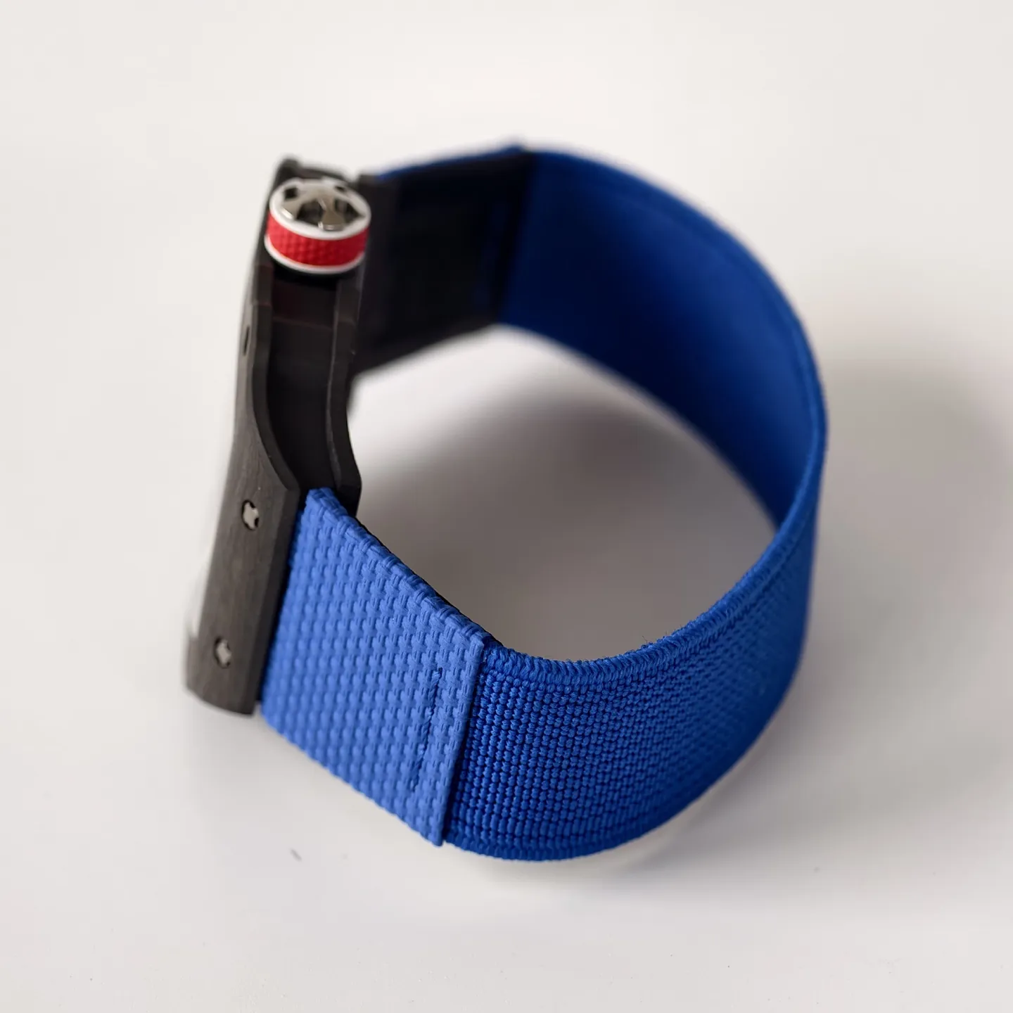 UMI Richard Mille RM 67-02 Automatic Carbon TPT Case Blue Elastic Fabric Strap Replica Watch Strap