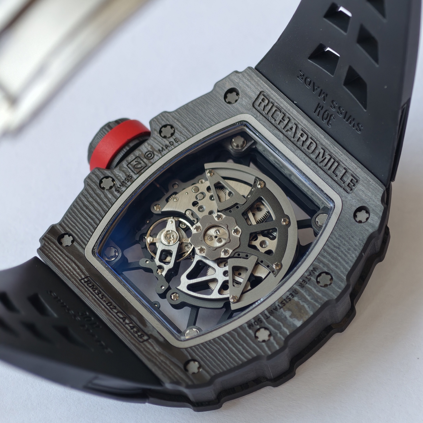 UMI Richard Mille RM 35-02 Rafael Nadal Carbon TPT Best Super Clone - Back View