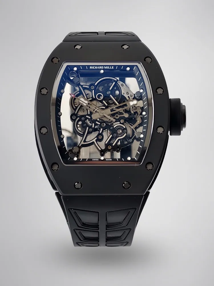 UMI Richard Mille RM 055 Bubba Watson Black Ceramic Skeleton RMUL2 Super Clone Watch - Main image