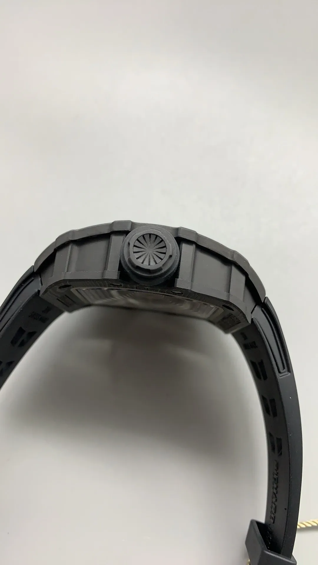 UMI Richard Mille Replica RM 35-02 Rafael Nadal Carbon TPT Black Strap RMAL1 Automatic Movement - Right Side