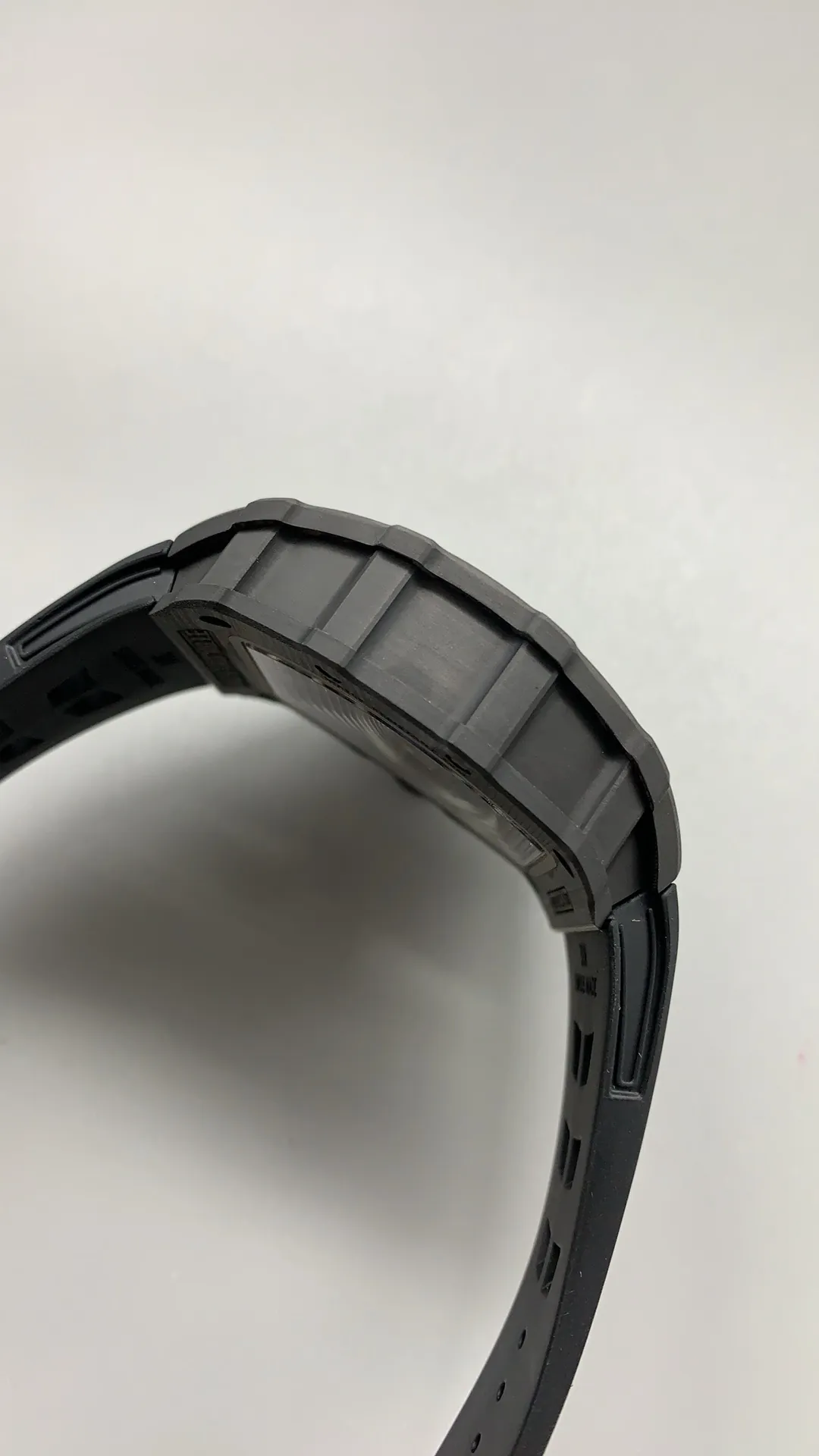 UMI Richard Mille Replica RM 35-02 Rafael Nadal Carbon TPT Black Strap RMAL1 Automatic Movement - Left Side