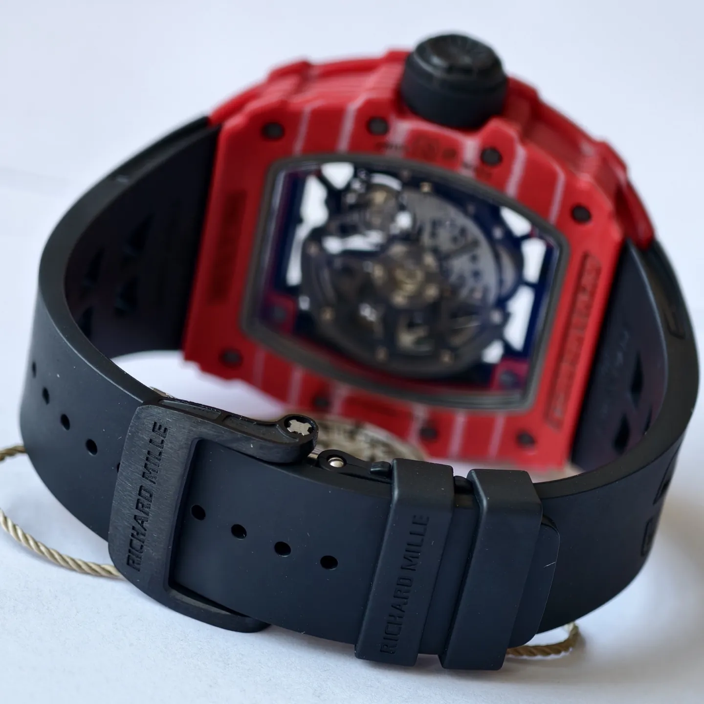 UMI Richard Mille RM 35-02 Rafael Nadal Red Quartz TPT Super Clone - Strap