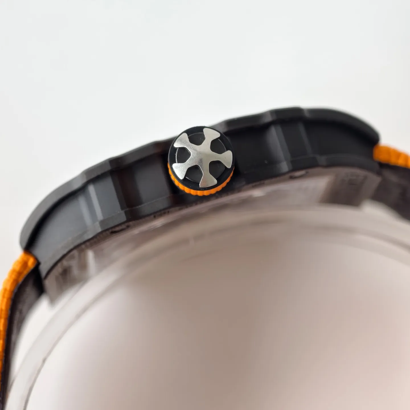 UMI Richard Mille RM 67-02 McLaren Lando Norris Black Carbon TPT Orange Fabric Strap Replica Watch Right View