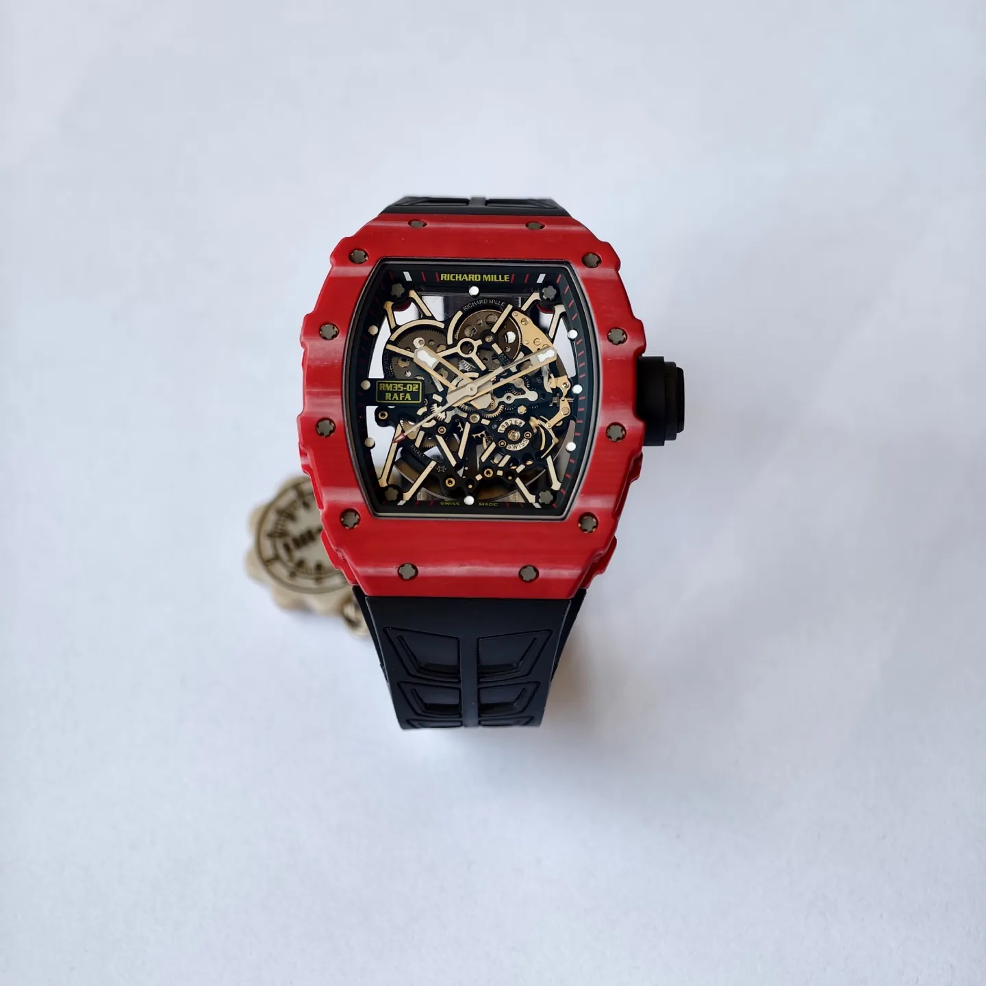 UMI Richard Mille RM 35-02 Rafael Nadal Red Quartz TPT Super Clone - Front View