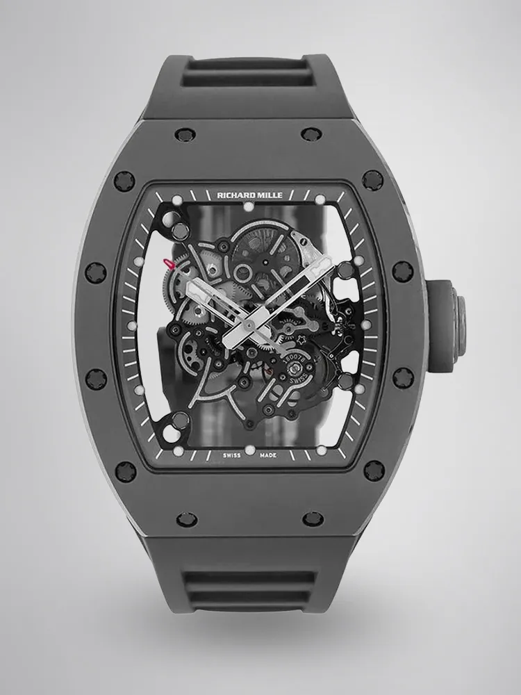 Replica Richard Mille RM 055 Bubba Watson Super Clone Watch – Titanium Full Grey Edition - Main Image