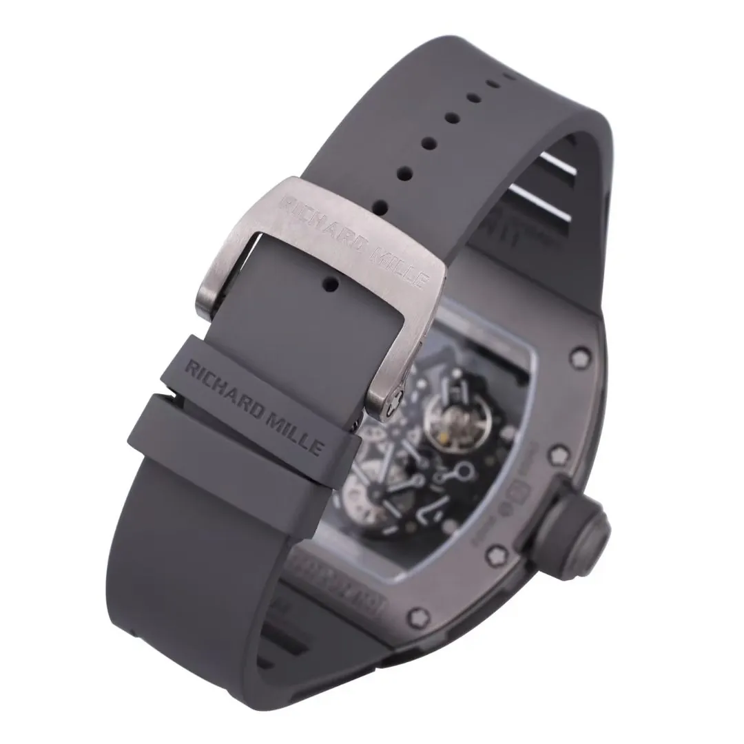 Replica Richard Mille RM 055 Bubba Watson Super Clone Watch – Titanium Full Grey Edition - Strap