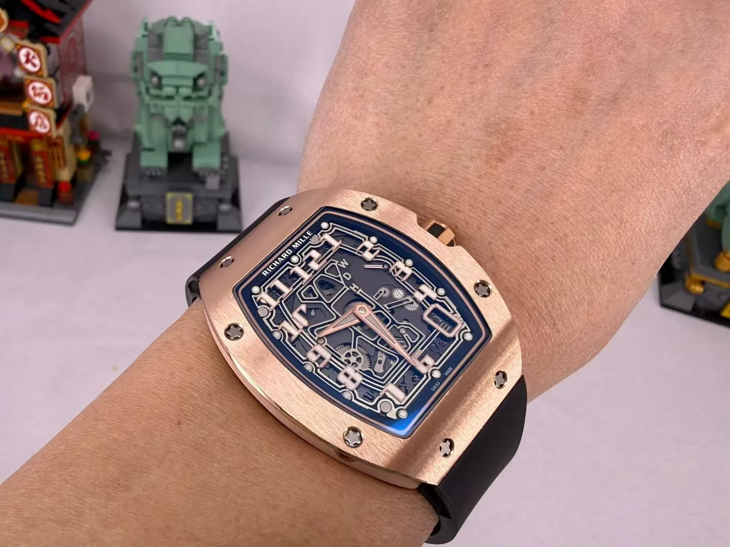 Richard Mille RM 67-01 Ultra Thin 7.75mm Titanium Skeleton Watch - Wearing
