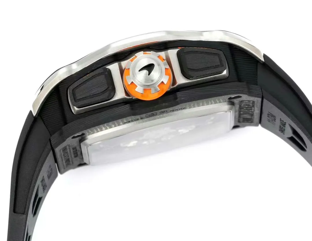 Replica Richard Mille RM 65-01 McLaren W1 Carbon TPT Automatic Chronograph Watch - Right Side