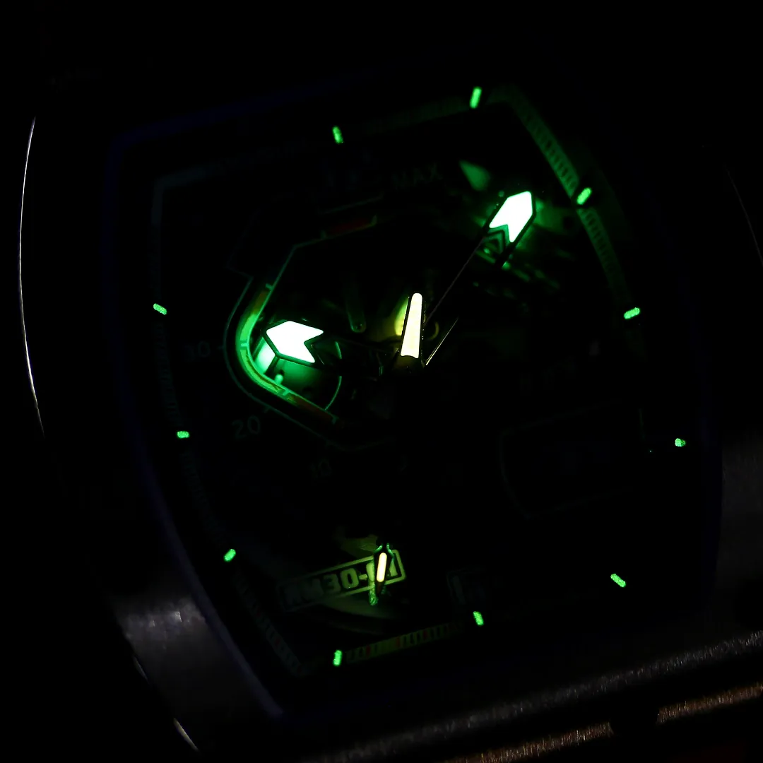 Richard Mille RM30-01 Titanium Automatic Skeleton Watch 40x50x16mm Replica Watch - Luminescence