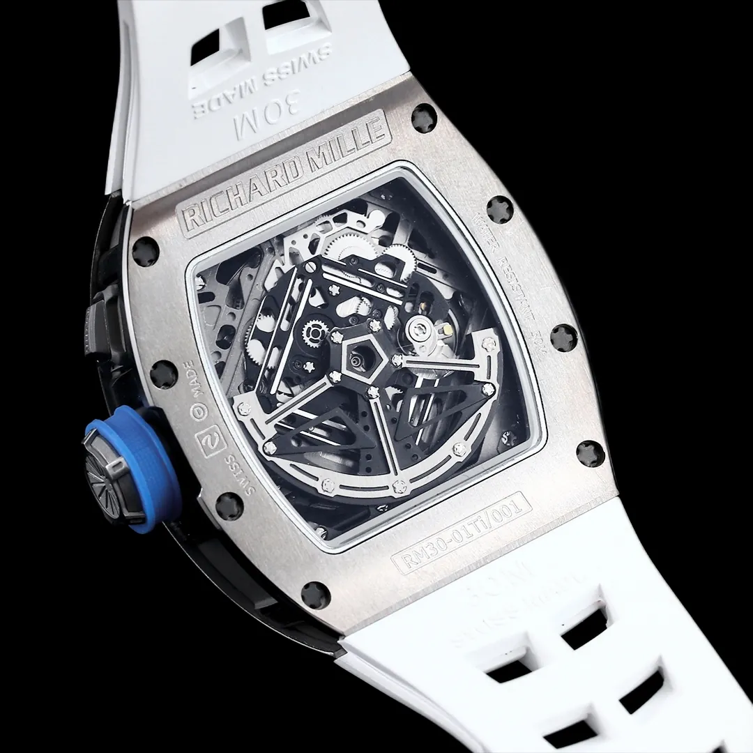 Richard Mille RM30-01 Titanium Automatic Skeleton Watch 40x50x16mm Replica Watch - Back View