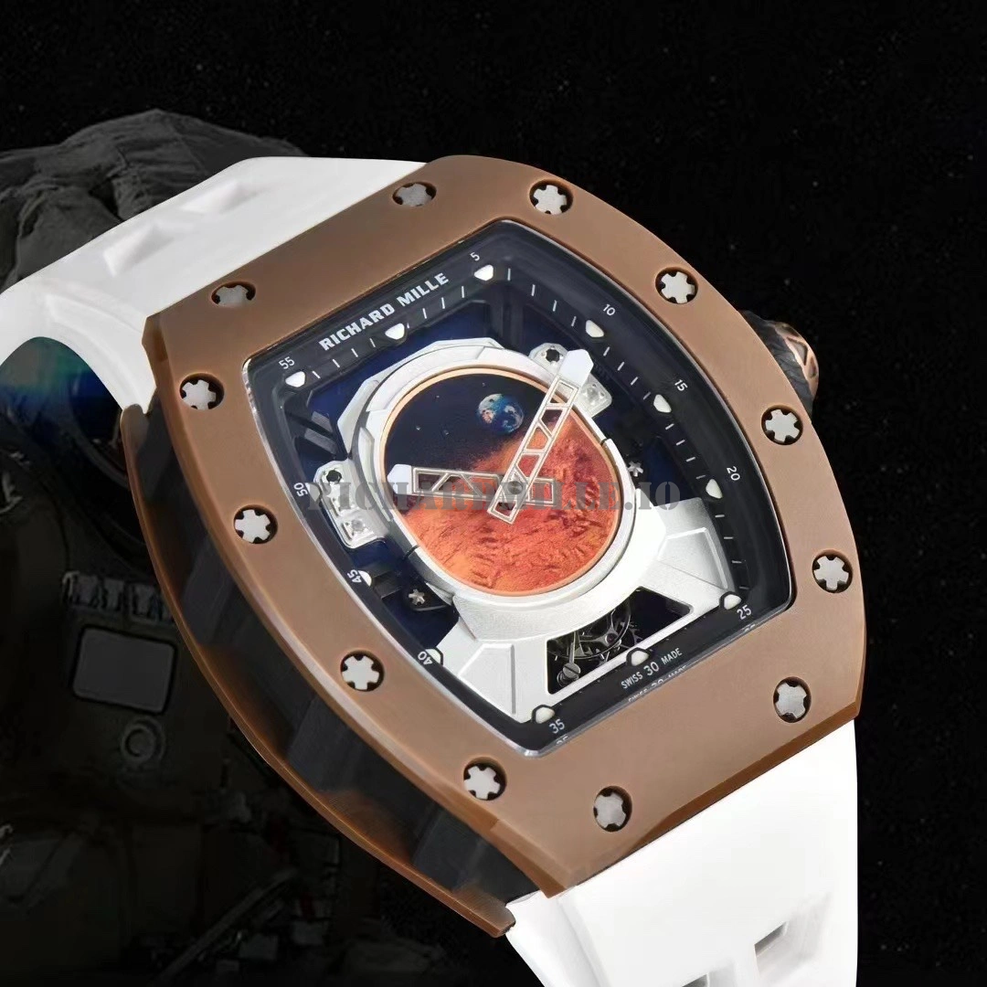 Replica Richard Mille RM 52-05 Pharrell Williams Tourbillon Men's Watch - Left Side