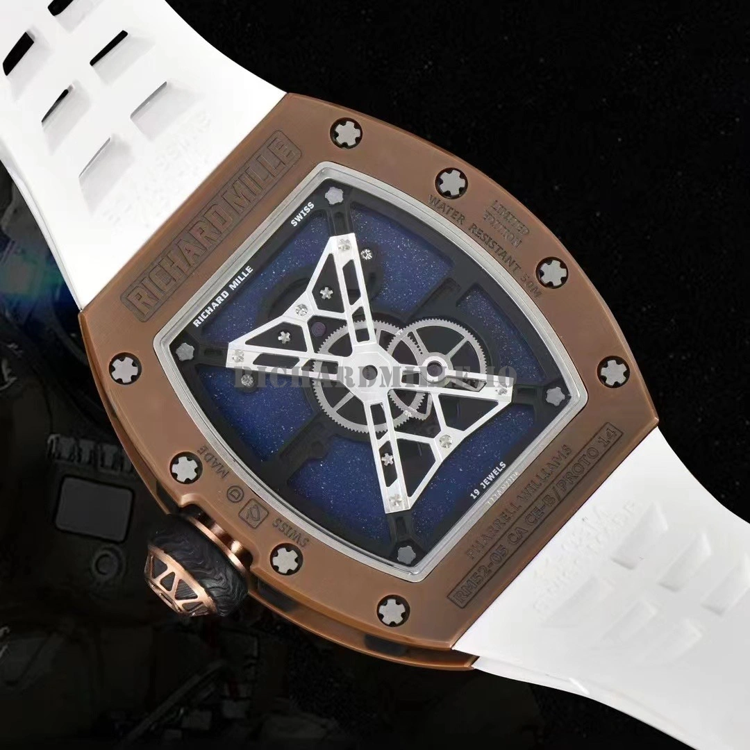 Replica Richard Mille RM 52-05 Pharrell Williams Tourbillon Men's Watch - Back View
