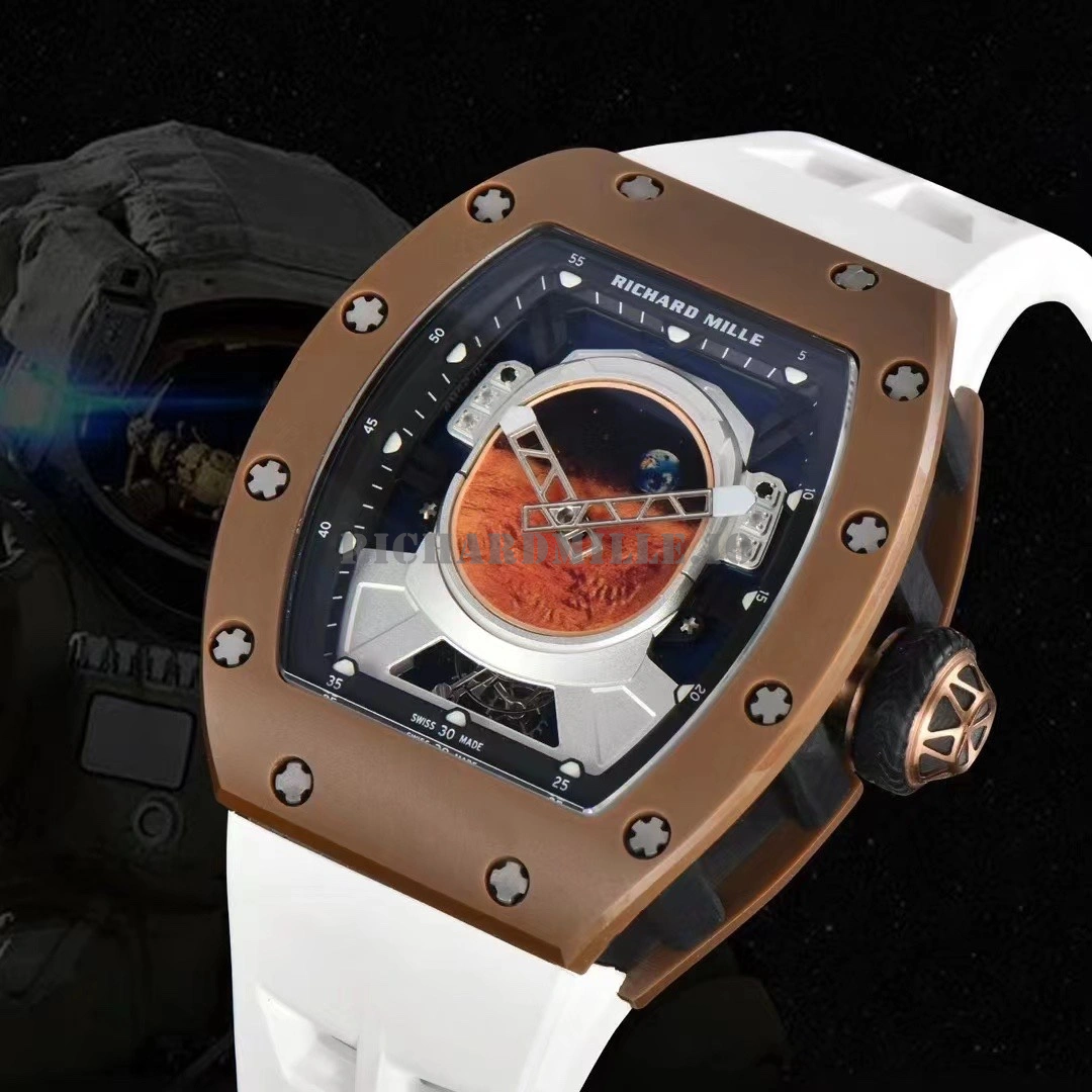 Replica Richard Mille RM 52-05 Pharrell Williams Tourbillon Men's Watch - Dial Detail 3