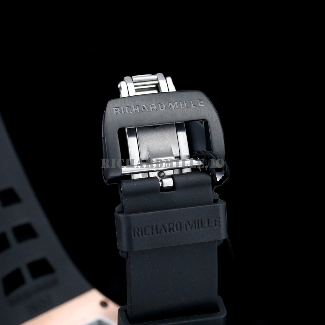 Richard Mille RM 30-01 Rose Gold Titanium Automatic Replica Watch - Buckle

