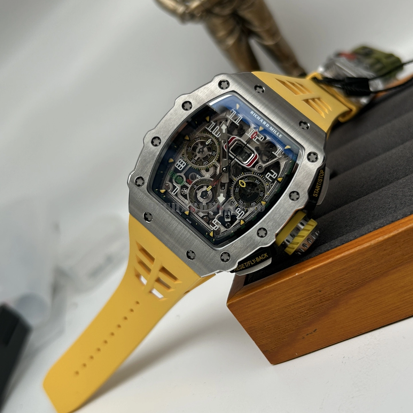 Replica Richard Mille RM 11-03 Titanium Flyback Chronograph Super Clone 44mm - Dial Detail 4