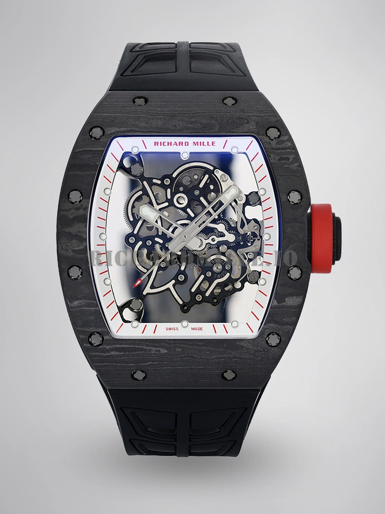 Richard Mille RM 055 Bubba Watson Replica - ZF Factory Super Clone NTPT Carbon V3 with RMUL2 Skeleton Movement - Main Image
