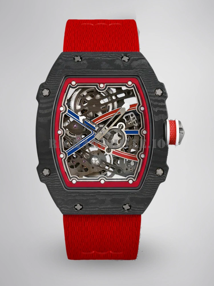 Richard Mille RM 67-02 Sébastien Ogier Super Clone - Skeleton Carbon Ultra Thin 7.80mm - Main Image
