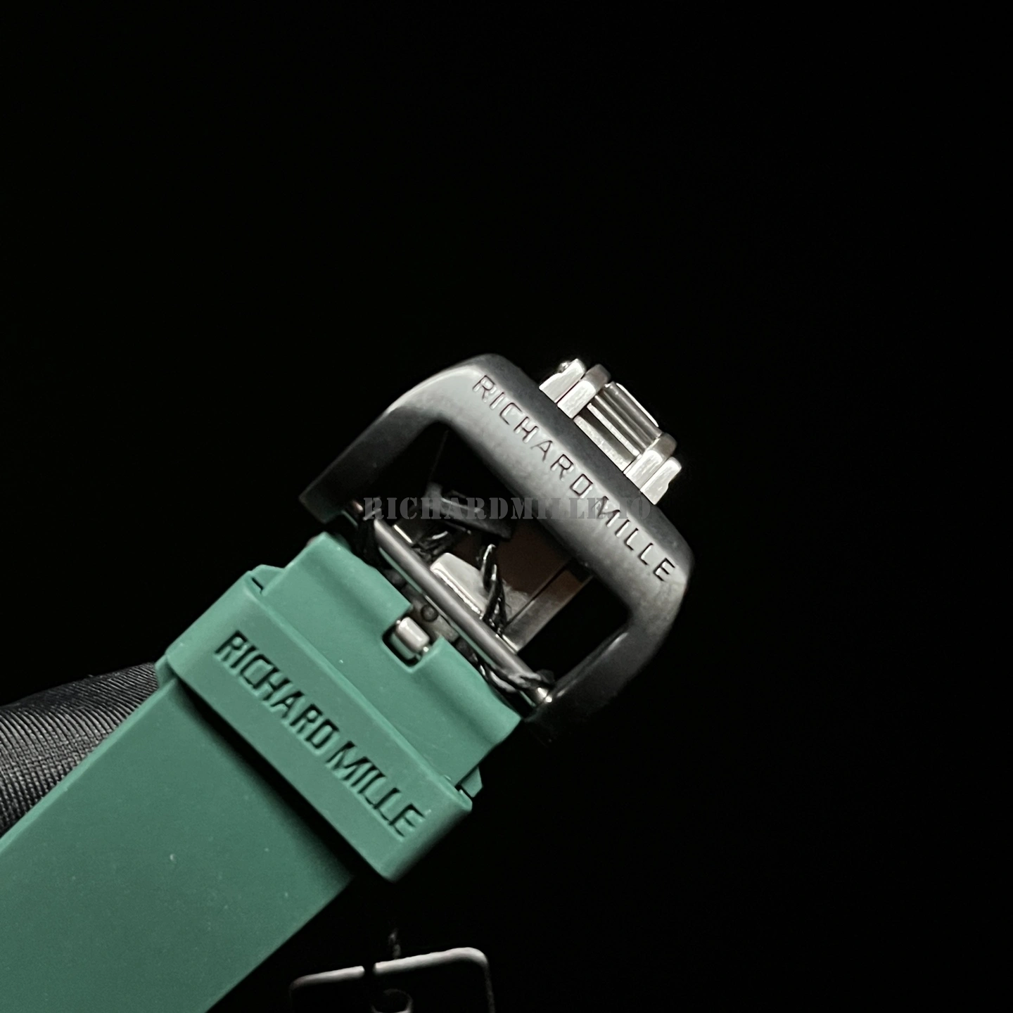 Richard Mille RM 11-02 Le Mans Classic Replica Watch - White Ceramic Green Rubber - Buckle
