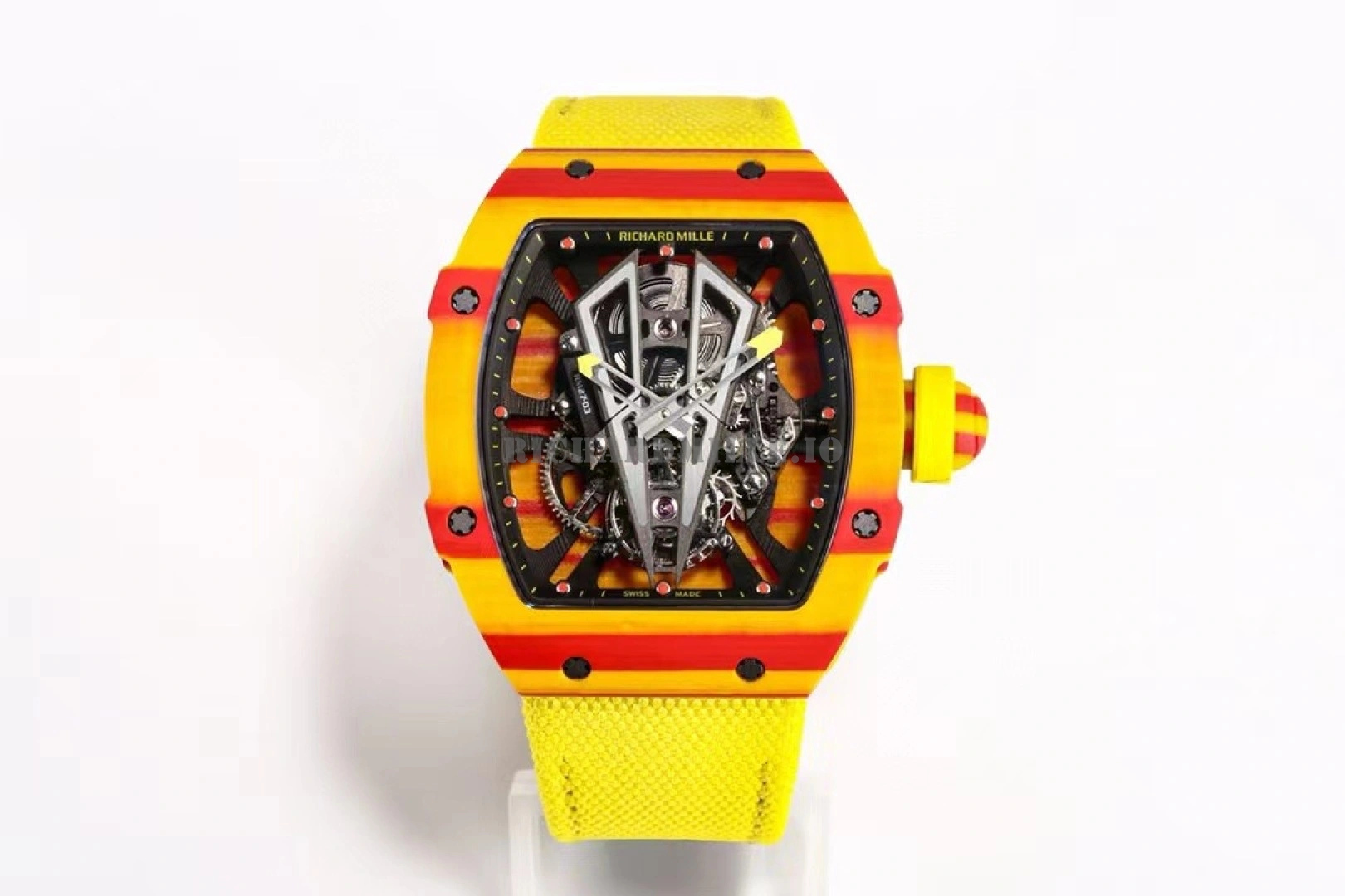 Richard Mille RM 27-03 Tourbillon Rafael Nadal Super Clone Ultra Light TPT Carbon - Front View
